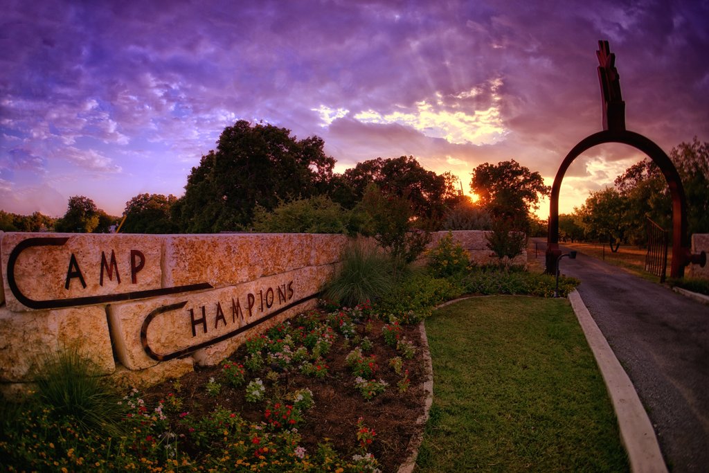 Front Gate sunset